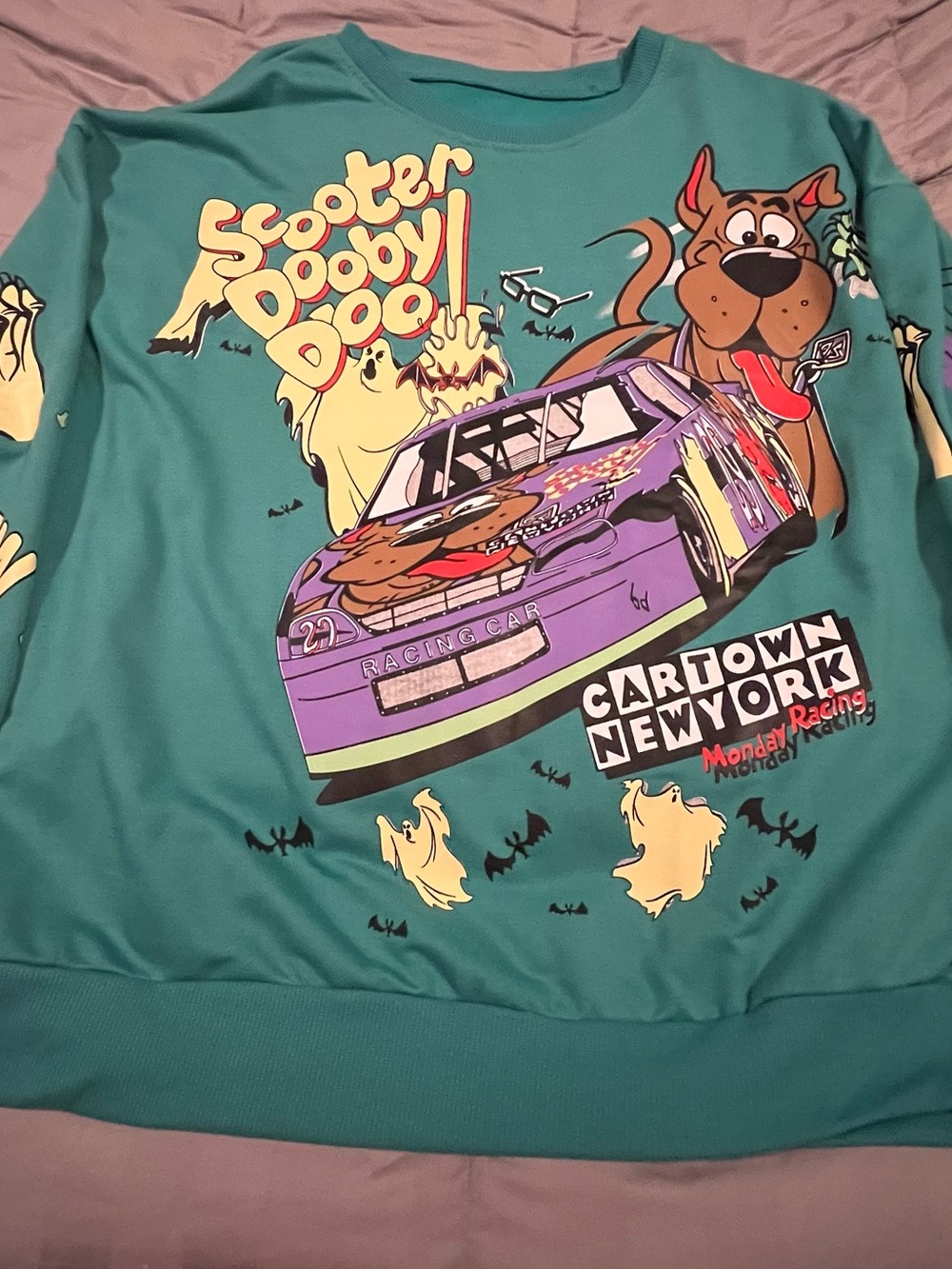 Cartoon Network Scooby Doo Graphic Print Pullover Sweatshirt
